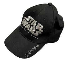Star Wars Galaxy's Edge Black Landing 2019 Baseball Hat Disney Parks
